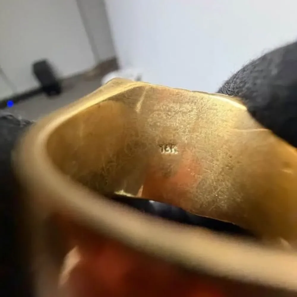 10K Gold Rooster Signet Ring 18.22g Size 10